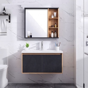 Particle Board Material <strong>Sink</strong> <strong>Bathroom</strong> Faucet <strong>Corner</strong> Modern Style Fashion <strong>Bathroom</strong> <strong>Cabinet</strong> - Product Image 1