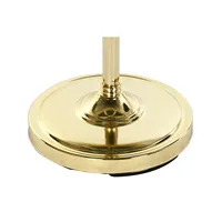 Table d'appoint en laiton avec miroir 42,5 cm x 42,5 cm x 49 cm Or
