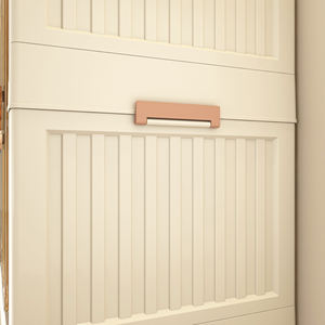 Armoire portable moderne de haute qualité en polypropylène, organisateur de rangement, 9 portes magnétiques, 9 cubes, 1 tringle de suspension, 6 cintres - Product Image 4