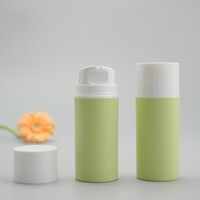 PP givré personnalisé 30ml 50ml 80ml 100ml 120ml 150ml 200ml Bouteille sans air en plastique avec pompe pour l'emballage de sérum crème de soin de la peau