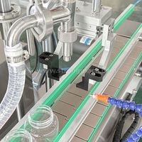 Machine de remplissage automatique de bureau à pompe magnétique servo avec convoyeur réglable, résistante à la corrosion, pour gel douche et liquide nettoyant