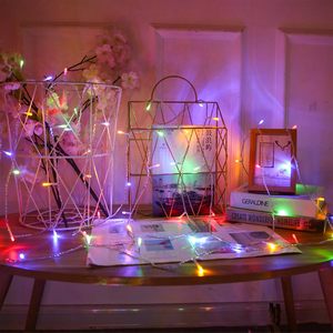 Guirnalda de Luces LED de 10 Metros para Decoración Navideña, Bodas, Fiestas, Jardín y Hogar, Funciona con Pilas, 110V 220V, Venta al por Mayor - Product Image 6
