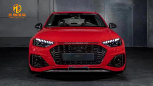 Feuille de garniture de <span class=keywords><strong>becquet</strong></span> de diffuseur de lèvre avant pour Audi Rs4 Abt Kit de carrosserie en Fiber de carbone - Product Image 4