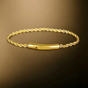 Boucle à pression cylindrique en acier inoxydable, diamètre intérieur 4 mm, fermoir décoratif pour bracelet, collier, accessoire de bijouterie DIY - Product Image 3