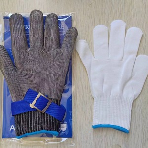 Gants en acier inoxydable <span class=keywords><strong>de</strong></span> niveau <span class=keywords><strong>de</strong></span> travail <span class=keywords><strong>de</strong></span> grillage d'acier inoxydable <span class=keywords><strong>de</strong></span> vente chaude 5 gants <span class=keywords><strong>de</strong></span> boucher <span class=keywords><strong>de</strong></span> <span class=keywords><strong>maille</strong></span> en métal - Product Image 5