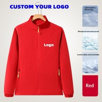 Chaqueta Softshell Ligera Unisex con Cuello Alto, Impermeable, Cortavientos, Transpirable, con Forro de Malla Elástica, para Senderismo al Aire Libre
