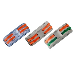 Connecteur de câblage rapide RUNDE 0.08-2.5 mm² 2-2C 2 broches 2 trous en cuivre étamé 600V pour bornes de raccordement rapide de lumières LED - Product Image 1