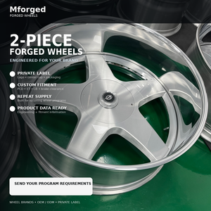 Jantes Mforged Impala SS de 26 pouces avec volant assorti, style Chevrolet, jante forgée à 5 branches à déport profond, de 22 à 32 pouces - Product Image 3