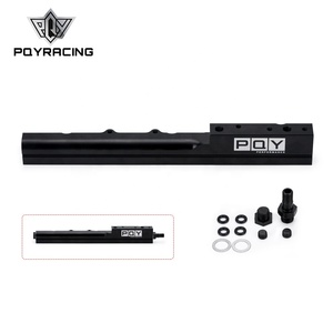 Rail d'alimentation en carburant en aluminium NOIR pour Honda <span class=keywords><strong>Civic</strong></span> Si Série B <span class=keywords><strong>B16A2</strong></span> & B16A3 PQY-5481 - Product Image 2