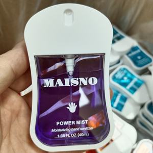 Espray desinfectante de manos perfumado personalizado precargado con líquido desinfectante similar al jabón de tocador - Product Image 5