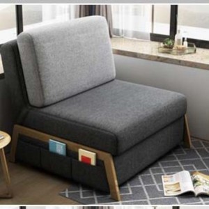 Sofá cama de lujo con luz nórdica multifuncional para familia pequeña, gente perezosa plegable, puede dormir para sala de estar, comedor escolar - Product Image 6