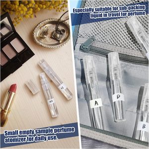 Flacon pulvérisateur en verre vide de 2 ml, petit flacon de parfum rechargeable, mini échantillons de parfum, vente en gros de 100 pièces, impression sur écran - Product Image 4