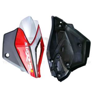 อุปกรณ์เสริมรถจักรยานยนต์ฝาครอบแผงด้านข้างด้านหลังฝาครอบป้องกันตกแต่งสำหรับ TVS Star HLX 125 - Product Image 4