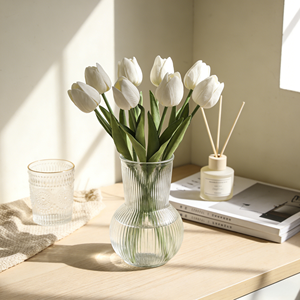 <span class=keywords><strong>Bouquet</strong></span> <span class=keywords><strong>de</strong></span> <span class=keywords><strong>tulipes</strong></span> <span class=keywords><strong>artificielles</strong></span> les plus vendues, 6 pièces par <span class=keywords><strong>bouquet</strong></span>, artisanat pour la décoration intérieure et extérieure, mariages, Thanksgiving - Product Image 5