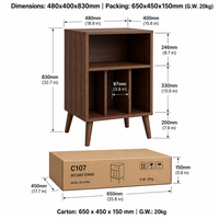 Support pour tourne-disque, capacité de 160 disques, pour le rangement de vinyles, livres, étagère pour enfants et présentoir