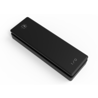 Interrupteur sans fil RF433 série Piano H2P BL, 2 touches, auto-alimenté, étanche IP65, sans batterie, solution maison intelligente