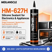 Scellant en silicone RTV neutre HM-627H, durcissement rapide, résistant aux hautes températures jusqu'à 300°C ° C pour l'étanchéité des équipements électroniques et électriques