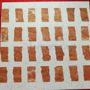 Polierte Terrazzo mosaik muster Marmorboden Wandfliesen Marmorsp litter Bodenbelag gebrochener Marmor