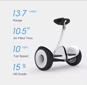Smart Self Balancing Electric Scooter 16km/h Speed 22km Long Range APP <b>Control</b> <b>Stand</b> up Balance Scooter - Product Image 6