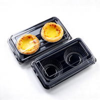 Boîte d'emballage pour tartelettes en PET thermoformé de qualité alimentaire, plateau alvéolé jetable, personnalisable, directement de l'usine