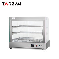 Vitrine chauffante électrique professionnelle pour aliments chauds, idéale pour restaurants et buffets - Direct Usine