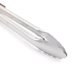 Juego de 2 Utensilios para Barbacoa con Mango de Roble, Acero Inoxidable, Multifuncional, para Acampar al Aire Libre - Product Image 5