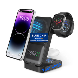 Đa Chức Năng 15W Đồng Hồ Báo Thức Bảng Đa Tốt Nhất Bán <span class=keywords><strong>2025</strong></span> Đứng Bán Buôn Di Động Trạm Điện Thoại Di Động Sạc Không Dây - Product Image 1