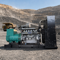 Générateurs diesel Perkins 300 KVA à châssis ouvert, 240 KW, système de refroidissement par eau, alternateur sans balais, triphasé AC