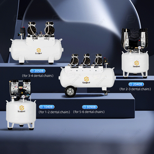 Compresor de Aire Eléctrico Metálico Médico Dental Sin Aceite Silencioso de 32 Litros y 550W para Hospital, Gran Oferta - Product Image 3