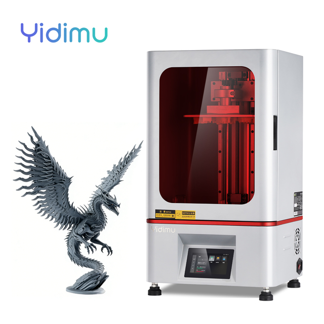 YIDIMU Design Factory Price  3d Printing Auto Leveling Desktop 10.1Inch 14k  High-Precision Figurine Model LCD Resin 3d Printer