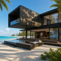 Villa modulaire en conteneurs moderne à haute efficacité énergétique