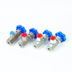 Kf-L8 วาล์วปีกผีเสื้อขนาดเล็ก G1/4 เหล็กคาร์บอน น้ำมันลม 35mpa สวิตช์แรงดัน - Product Image 3