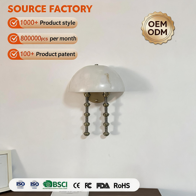 American-style Retro Medieval Style Living Room Hotel Bedside Wall Lamp Designer Model Room Study Sales Office Corridor Hallway