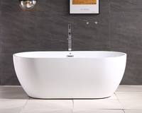Vente chaude Baignoire De Massage Whirlpool Intérieur Autoportant Spa Baignoire Acrylique Air Jet Baignoire Jacuzzier Baignoire