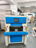 Machine de pliage automatique informatisée robuste pour bords de formes spéciales, pour chaussures et sacs en cuir