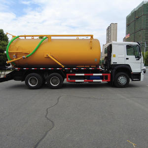Camion d'aspiration des eaux usées professionnel personnalisé HOWO 6x4, diesel manuel, 20 000 L, grande capacité, pour fosses septiques - Product Image 2