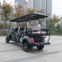 Carrito de Golf Personalizado para 8 Pasajeros, con Batería de Litio, Profesional, Todoterreno, Eléctrico, para Turismo y Campos de Golf