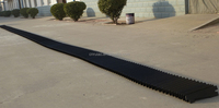 Protection de table CNC plasma, soufflet accordéon en nylon cousu plat, pour la protection contre la poussière, l'eau, l'huile et le feu