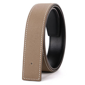 Ceinture En Cuir cukup OEM ODM sabuk pinggang kulit sapi asli pria merek mewah terkenal klasik kustom - Product Image 5