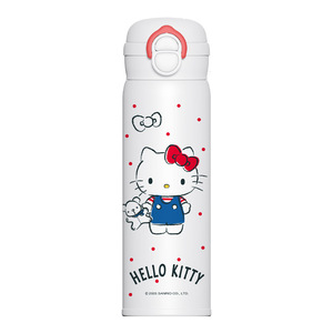 Gourde isotherme Sanrio Kuromi Hello Kitty pour enfants, en acier inoxydable 316 de qualité alimentaire, grande capacité, pour la rentrée scolaire, pour filles d'école primaire, avec double paille - Product Image 5