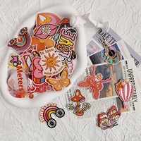 Appliques en tissu brodé vintage 3D écologiques en coton à coudre, fleurs, perles pour vêtements, robes, chapeaux, jeans, DIY