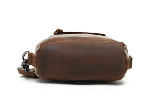 Bolsa de Lona Multifuncional Retro para Hombre, Mochila de Gran Capacidad para Exteriores, Bolsa de Pecho Moderna, Bolsa de Mensajero - Product Image 5