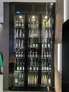 Cao cấp tùy chỉnh được xây dựng trong Tủ rượu thép không gỉ lạnh hiển thị cho rượu vang đỏ nhà liên tục Nhiệt độ làm mát - Product Image 6