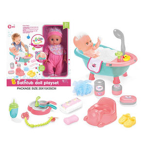 ของเล่นบ้านตุ๊กตาเ<span class=keywords><strong>ด</strong></span>็ก,แผ่นไวนิล14นิ้วมีเสียง12เสียงพร้อมฝาชักโครกบ้านของเล่นแกล้งสำหรับเ<span class=keywords><strong>ด</strong></span>็ก - Product Image 1