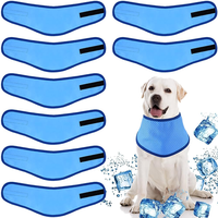 Collier ajustable de refroidissement pour chien Style sportif Écharpe glacé Refroidissement instantané du cou pour chien d'été chaud Bandana de refroidissement pour animal de compagnie