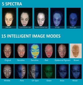 เครื่องวิเคราะห์ผิวหนัง MEICET MC88 แบบพกพา สำหรับใช้ในบ้าน วิเคราะห์ใบหน้า ใช้ได้ใน EU JP ZA สำหรับด้านความงาม - Product Image 6