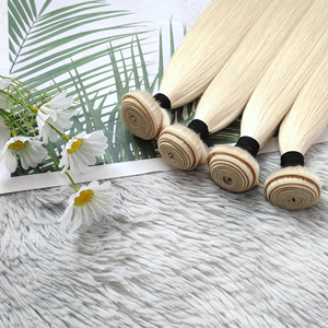 2025 100% più venduti bundle di capelli umani biondo vergine grezza trama di colore chiaro che vende extension per capelli a doppio disegnato - Product Image 5