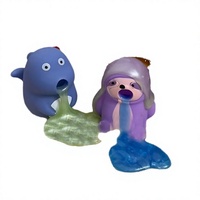 Jouet de farce en forme d'animal de 8 cm, jouet anti-stress en caoutchouc à presser pour enfants et adultes