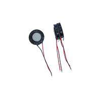 Pas cher 17MM Haut-parleur en plastique 8 Ohm 1W 0.5W avec 40MM fil rond anti-poussière tissu Double Face ruban adhésif pour Radar et équipement médical