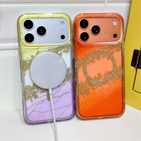 Coque de téléphone de luxe scintillante pour iPhone 18 Pro Max, étui magnétique pour iPhone 17 Pro Max 16ProMax 15Pro 14Pro, coque rigide antichoc
